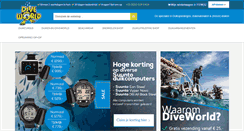 Desktop Screenshot of diveworld.nl