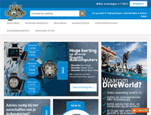 Tablet Screenshot of diveworld.nl