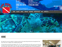 Tablet Screenshot of diveworld.us